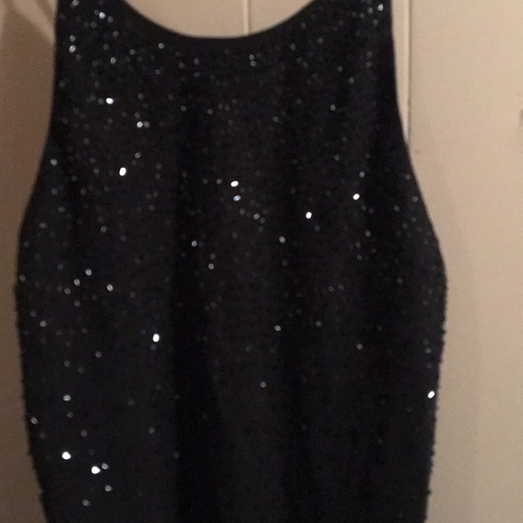 Black sequined dress - Picture 3 of 5